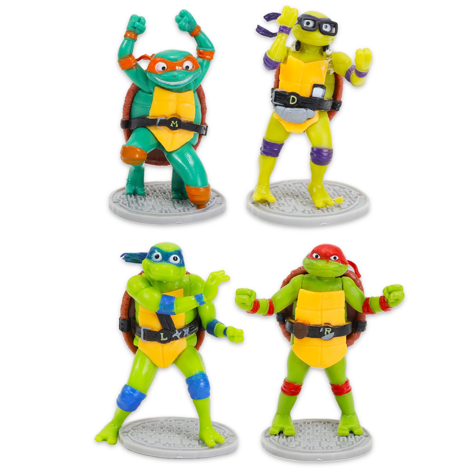 Amazon.com: Teenage Mutant Ninja Turtles Mini Figures 4 Pack